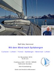 Mit dem Wind nach Spitzbergen